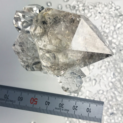 ハーキマー水晶 140g NYの鉱山オーナーから直輸入　HKM030 herkimer 原石 ハーキマーダイヤモンド 8枚目の画像