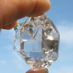 ハーキマー水晶 36g NYの鉱山オーナーから直輸入　HKM032 herkimer 原石 ハーキマーダイヤモンド 4枚目の画像