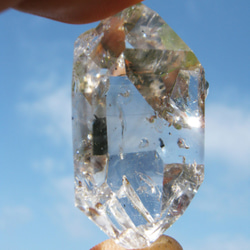 ハーキマー水晶 36g NYの鉱山オーナーから直輸入　HKM032 herkimer 原石 ハーキマーダイヤモンド 5枚目の画像