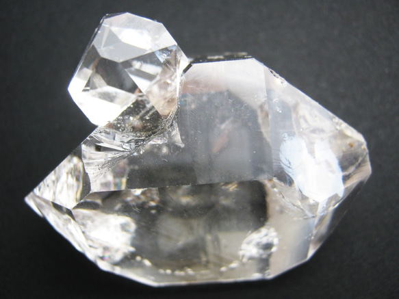 ハーキマー水晶 36g NYの鉱山オーナーから直輸入　HKM032 herkimer 原石 ハーキマーダイヤモンド 7枚目の画像