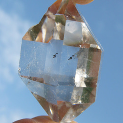 ハーキマー水晶 40.8g NYの鉱山オーナーから直輸入　HKM033 herkime 原石 ハーキマーダイヤモンド 6枚目の画像