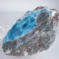 ラリマー　原石　【送料込】　LMRG031　ドミニカ共和国の鉱山から　larimar 3枚目の画像