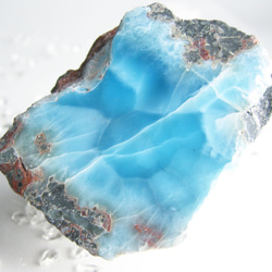 ラリマー　原石　【送料込】　LMRG033　ドミニカ共和国の鉱山から　larimar 8枚目の画像