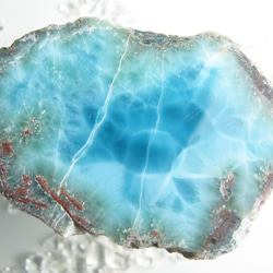 ラリマー　原石　【送料込】　LMRG039　ドミニカ共和国の鉱山から　larimar 3枚目の画像