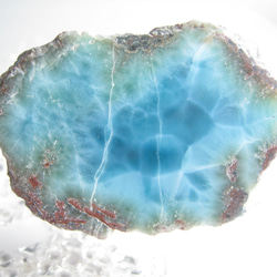 ラリマー　原石　【送料込】　LMRG039　ドミニカ共和国の鉱山から　larimar 8枚目の画像