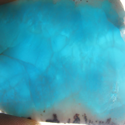 ラリマー　原石　【送料込】　LMRG042　ドミニカ共和国の鉱山から　larimar 5枚目の画像