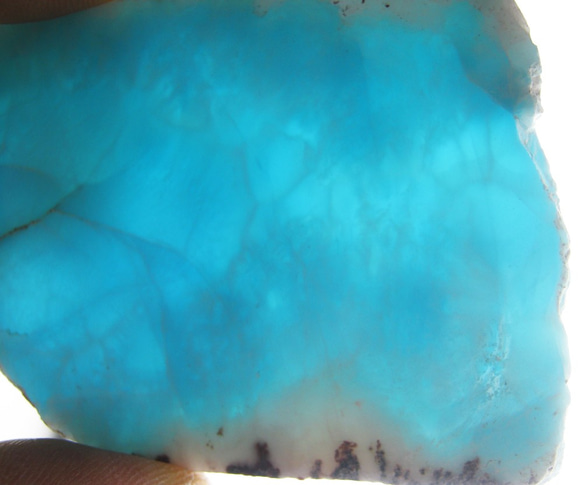 ラリマー　原石　【送料込】　LMRG042　ドミニカ共和国の鉱山から　larimar 5枚目の画像
