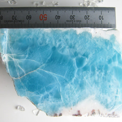 ラリマー　原石　【送料込】　LMRG042　ドミニカ共和国の鉱山から　larimar 8枚目の画像