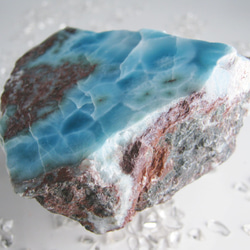 ラリマー　原石　【送料込】　LMRG046 ドミニカ共和国の鉱山から　larimar 7枚目の画像