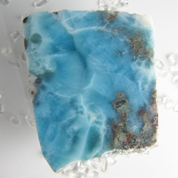 ラリマー　原石　【送料込】　LMRG053 ドミニカ共和国の鉱山から　larimar 3枚目の画像