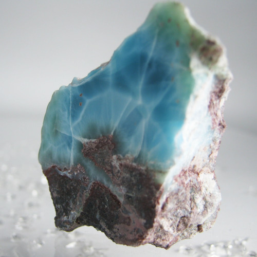 ラリマー原石⑤ ラリマー 原石 【送料込】 LMRG055 ドミニカ共和国の鉱山から