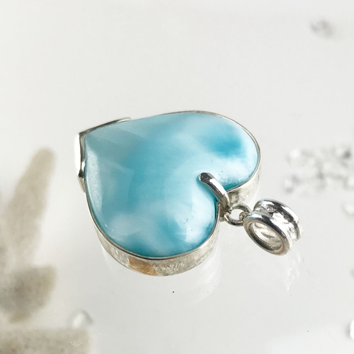 イルカのいる海 ラリマー シルバー ペンダント【送料無料