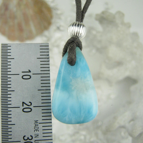 天然ラリマー ルース20.3g（ファイアークォーツ(レピドクロサイトイン  