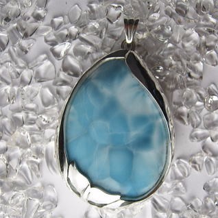 イルカのいる海　ラリマー シルバー　ペンダントトップ 【送料無料】 iruka30　いるか　dolphin