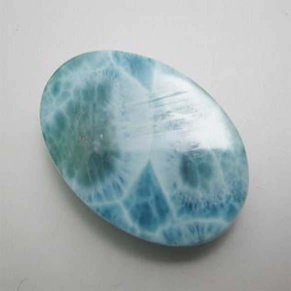 ラリマー　ルース　[送料込]　　SE923　ドミニカ共和国から　larimar　直輸入 10枚目の画像