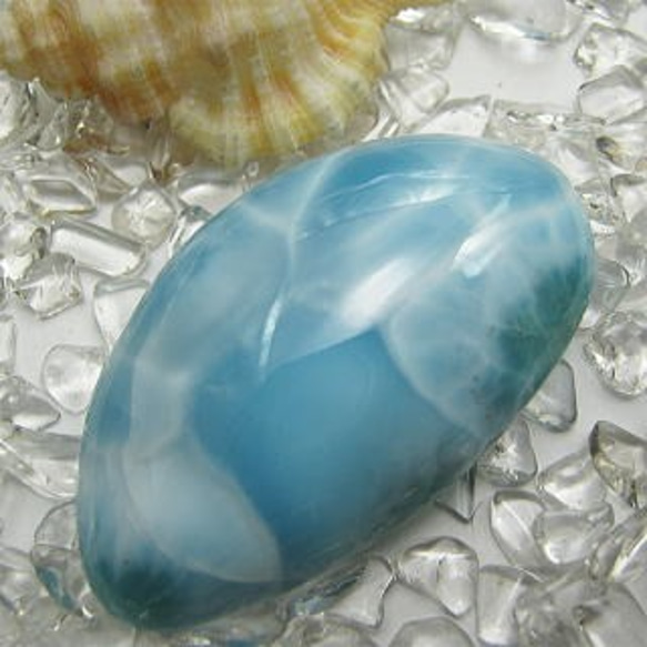 ラリマー　ルース　[送料込]　SE927　larimar　直輸入 1枚目の画像