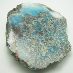 ラリマー　原石　【送料込】　LMRG006　ドミニカ共和国の鉱山から　larimar 3枚目の画像