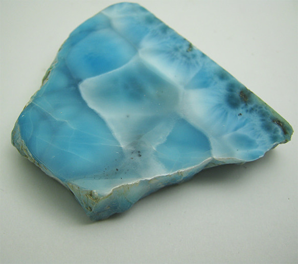 ラリマー　原石　【送料込】　LMRG010　ドミニカ共和国の鉱山から　larimar　直輸入 4枚目の画像