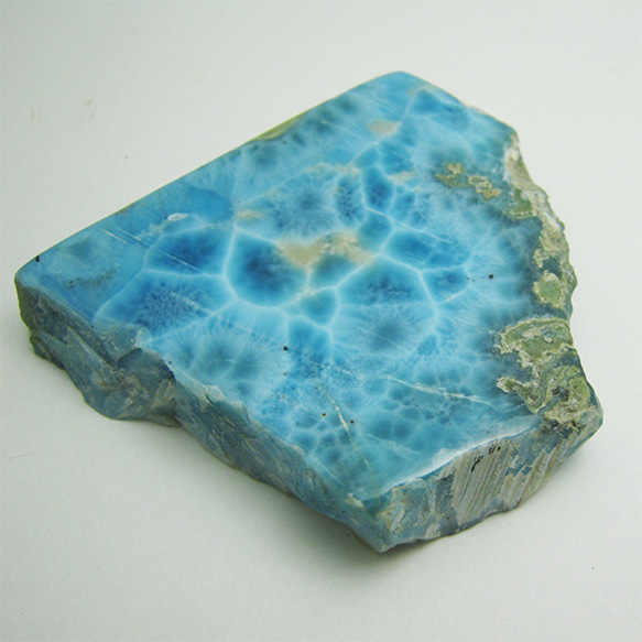 ラリマー　原石　【送料込】　LMRG010　ドミニカ共和国の鉱山から　larimar　直輸入 5枚目の画像