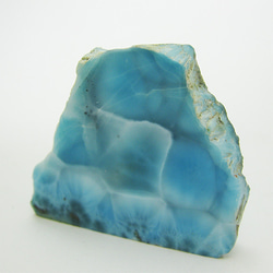 ラリマー　原石　【送料込】　LMRG010　ドミニカ共和国の鉱山から　larimar　直輸入 6枚目の画像