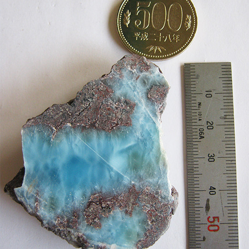 ラリマー 原石 【送料込】 LMRG013 ドミニカ共和国の鉱山から larimar