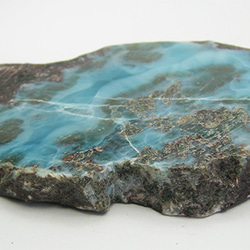 ラリマー　原石　【送料込】　LMRG028　ドミニカ共和国の鉱山から　larimar　 2枚目の画像