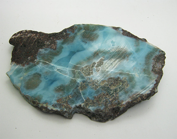 ラリマー　原石　【送料込】　LMRG028　ドミニカ共和国の鉱山から　larimar　 3枚目の画像