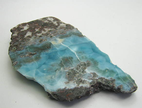 ラリマー　原石　【送料込】　LMRG029　ドミニカ共和国の鉱山から　larimar 3枚目の画像