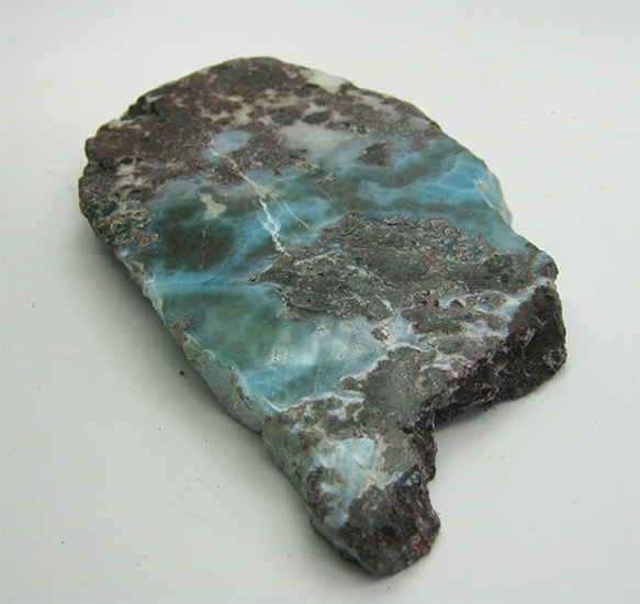 ラリマー　原石　【送料込】　LMRG029　ドミニカ共和国の鉱山から　larimar 5枚目の画像
