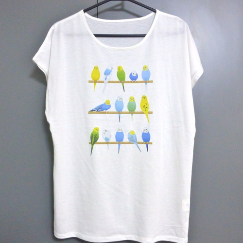 セキセイインコTシャツ／鳥 Tシャツ みね 通販 4534067｜Creema