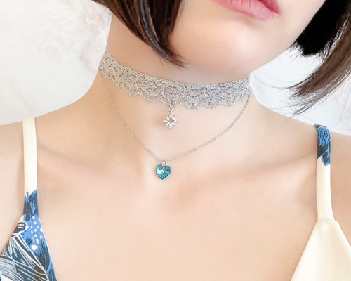 誕生石 お好みフィット ゴールド チョーカー Amazon | ONBRIG ゴールドチャンキーネックレス 女性用 シルバー
