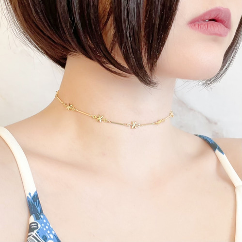 楽天市場】シャネル CHANEL ネックレス チョーカー メタル