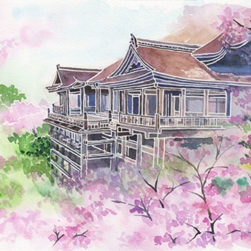 ハンドメイド清水寺 アメリカからお越しのお客様です🇺🇸 先程は《京都清水寺店》に