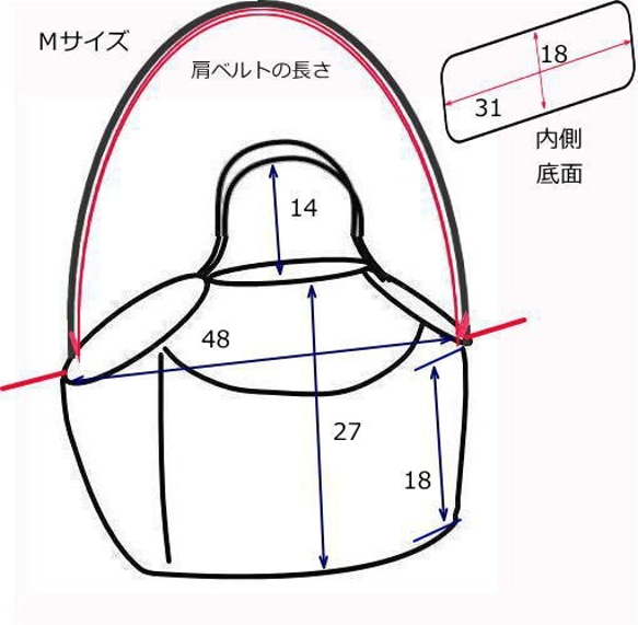 受注製作　Ｍサイズ　　肩ベルト丈１００センチ　小型犬用フリル付きスリング、手提げ２ウェイ　紀州帆布　キャリーバッグ　 2枚目の画像