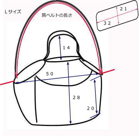 受注製作　Ｌサイズ　小型犬用スリング、手提げ２ウェイフリル付きやわらかデニムキャリーバッグ　 2枚目の画像