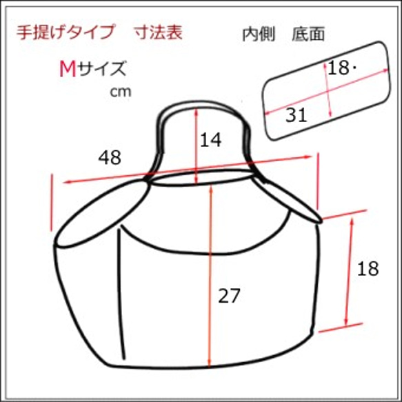 Ｍサイズ　小型犬用　手作り中綿入りフリルふわふわ帆布キャリーバッグ　赤いギンガム 2枚目の画像