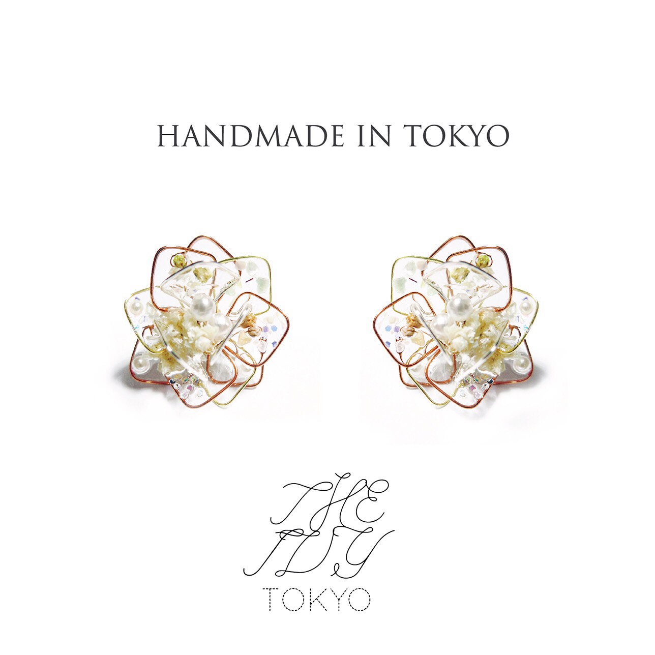 The ivy Tokyoディップアートイヤリング