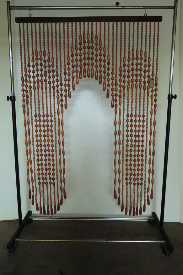 木製玉のれん(1) その他インテリア雑貨 家具工房 柴田 通販 4389483