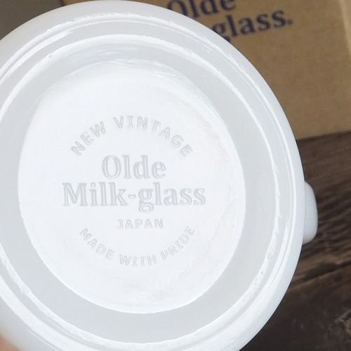 ミルクガラス アメリカンオールドダイナーマグ ミルクホワイト