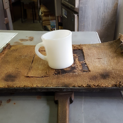 ミルクガラス アメリカンオールドダイナーマグ ミルクホワイト