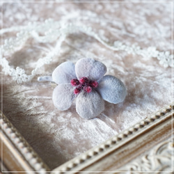 フランスアンティーク　布花　コサージュ　エクリュ ☆すずらん 布花 コサージュ フランスアンティーク | mamantique