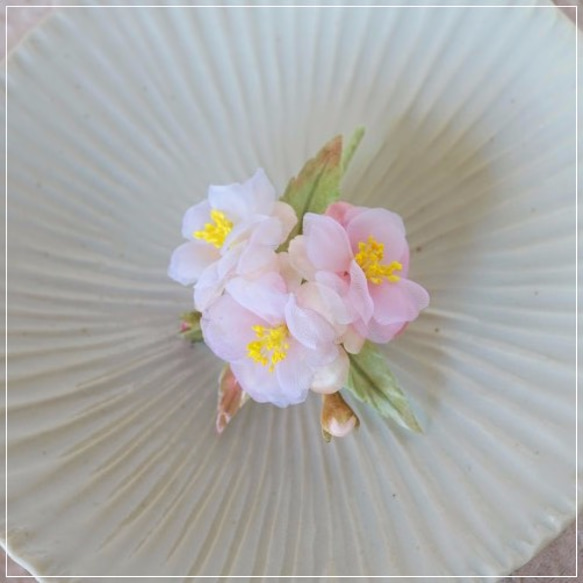 桜のコサージュ 4枚目の画像
