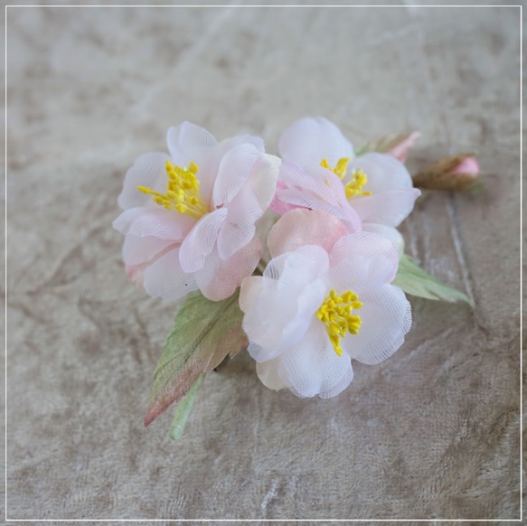 桜のコサージュ 2枚目の画像