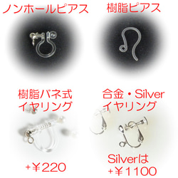 Silver950ピアス 　ポニー【オーダー】 3枚目の画像