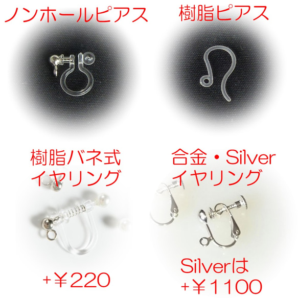 Silver950ピアス 　蹄鉄S 2枚目の画像