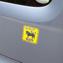 馬輸送中 マグネット　ポニー・ミニチュアホース 5枚目の画像