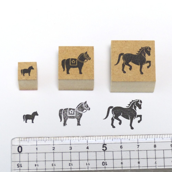 馬　蹄鉄 スタンプ　速歩　trot(大) 4枚目の画像