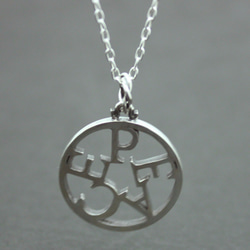 PEACE COIN PENDANT　ペアで着けれるシルバーのペンダント 6枚目の画像