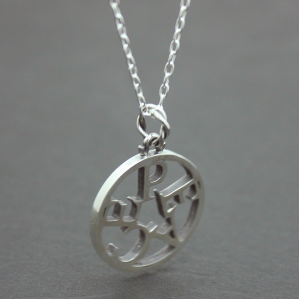 PEACE COIN PENDANT　ペアで着けれるシルバーのペンダント 7枚目の画像