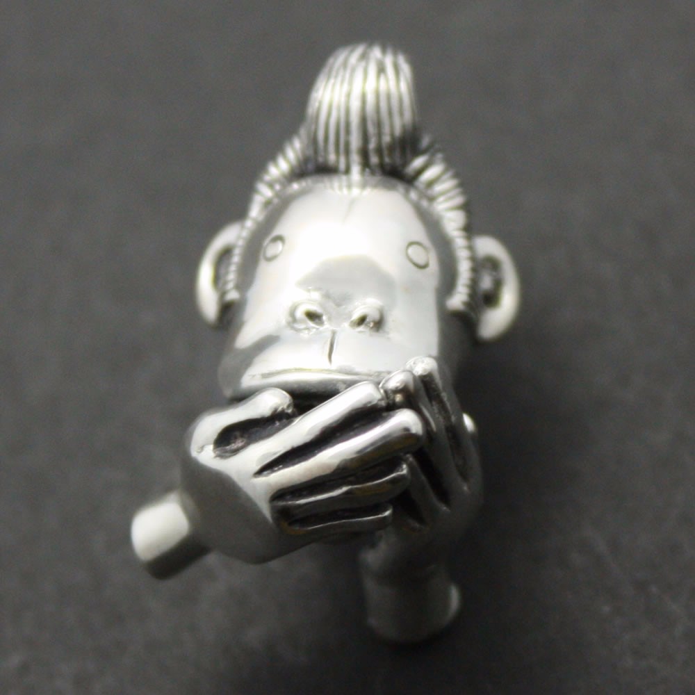 三猿・言わざる ペンダント